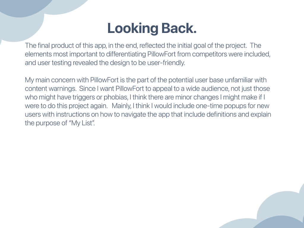 PillowFort Mockup