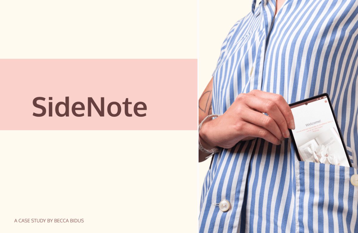 Sidenote Mockup