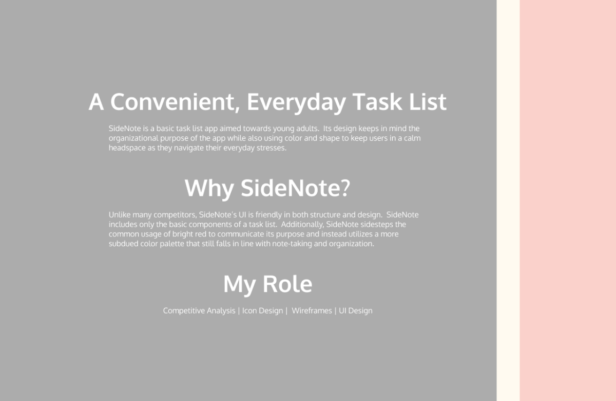 Sidenote Mockup